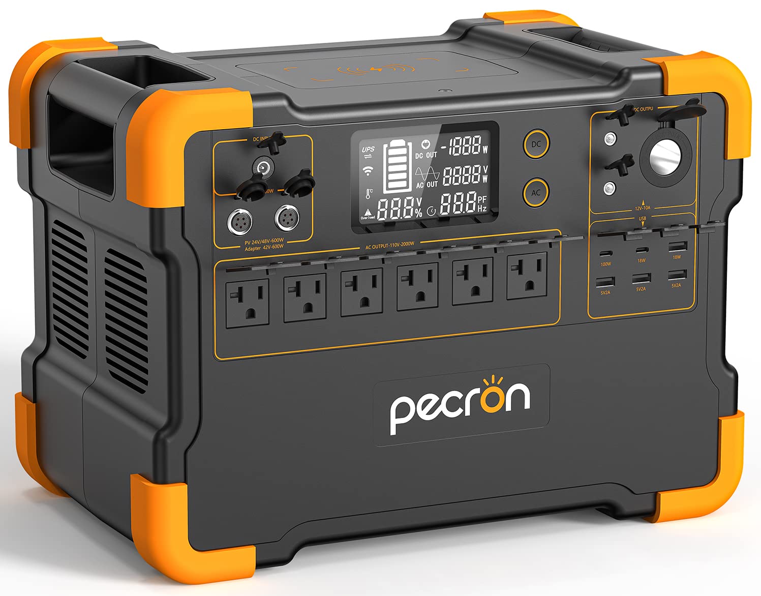 Amazon.co.jp: PECRON E3000 ポータブル電源 大容量 蓄電池 3108Wh